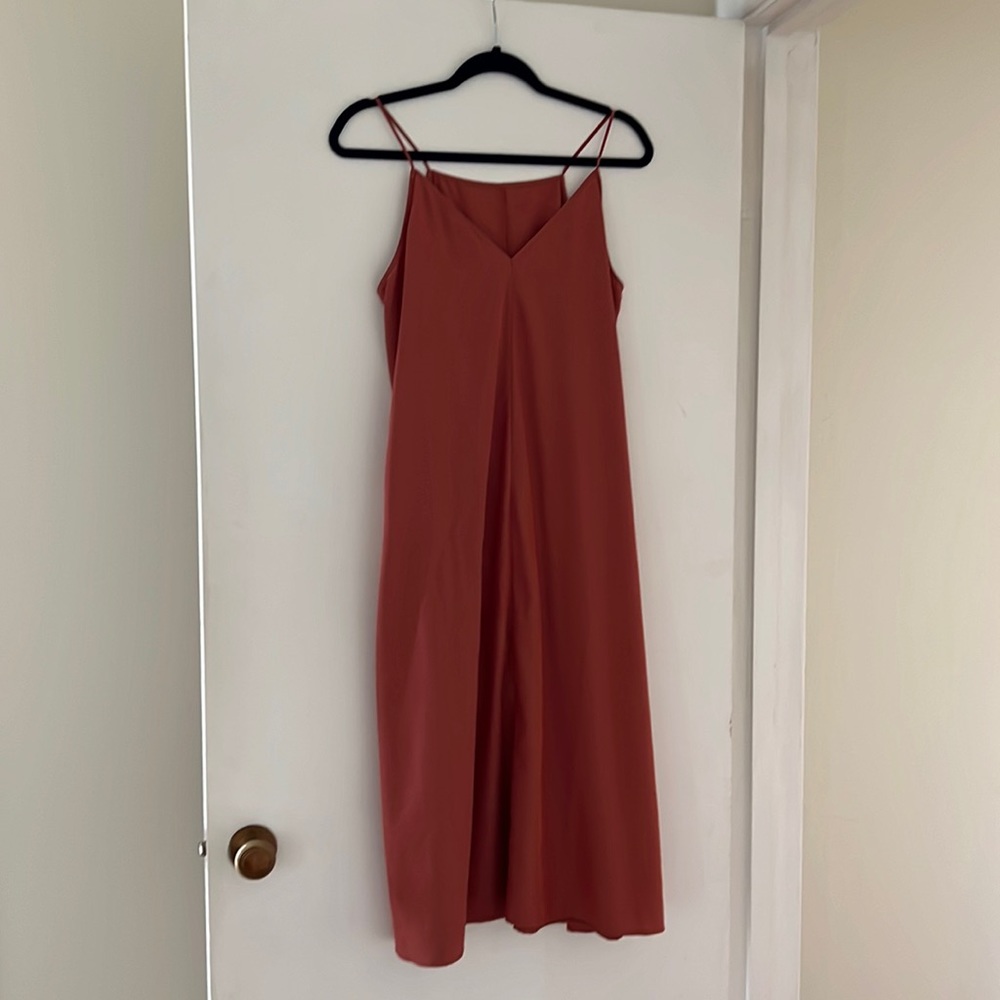 STORQ Slip Dress, Size 1/XS, Clay